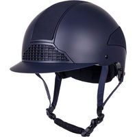 Produktbild von QHP Austyn Reithelm aus Kunststoff in Schwarz oder Blau CE-zertifiziert Größe 57-59