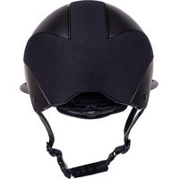 Produktbild von QHP Austyn Reithelm mit Polovisier in Schwarz Größe 57-59