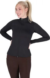 QHP Avenna Trainingsjacke Unisex Schwarz Winter – Bild 1 von 1