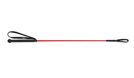 QHP Bambini Reitpeitsche aus Nylon 65 cm Rot – Bild 1 von 2