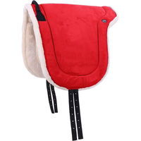 Produktbild von QHP Bareback Reitpad für Pferde in Rot für Ponys aus Polyester