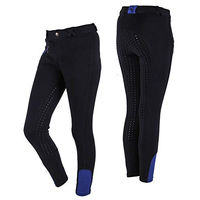 Produktbild von QHP Basic Kinderreithose Junior mit Voll Grip in Schwarz Größe 140