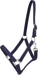QHP Basic Nylonhalfter für Pferde in Marineblau – Bild 1 von 1