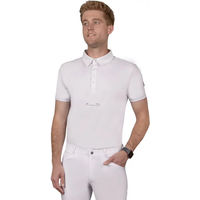 Produktbild von QHP Berno Reitshirt für Herren Weiß Sommer Polyester Größe 48