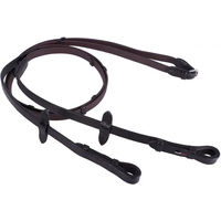 Produktbild von QHP Biothane Zügel mit Stops für Warmblut in Braun oder Schwarz