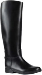 QHP Bodi Reitstiefel Outdoor für Damen in Schwarz aus Gummi – Bild 1 von 1