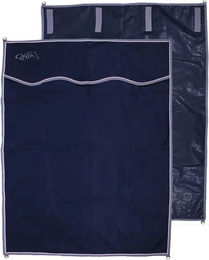 QHP Boxvorhang aus Polyester Blau 140 x 180 cm – Bild 1 von 2