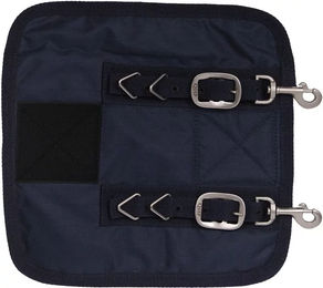 QHP Brusterweiterung Quick Release für Pferdedecken aus Polyester in Blau – Bild 1 von 2