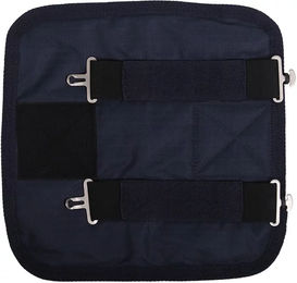 QHP Brustverlängerung Classic für Pferdedecken aus Polyester in Blau – Bild 1 von 2