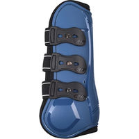 Produktbild von QHP Champion Gamaschen für Pferde mit Neoprenfutter in Steel Blue Größe Full