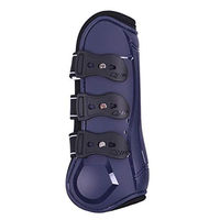 Produktbild von QHP Champion Gamaschen mit Neoprenfutter in Blau für Warmblut