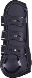 QHP Champion Gamaschen mit Neoprenfutter Schwarz Full für Warmblut – Bild 1 von 4