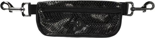 QHP Clip-on Gürteltasche Croco Schwarz aus Polyester – Bild 1 von 4
