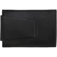 Produktbild von QHP Clip Shine Nummernhalter Reiten aus Leder in Schwarz