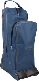 QHP Combi Reitstiefel- und Helmtasche Turniertasche aus Polyester in Navy-Grau wasserabweisend - 50 l – Bild 1 von 3