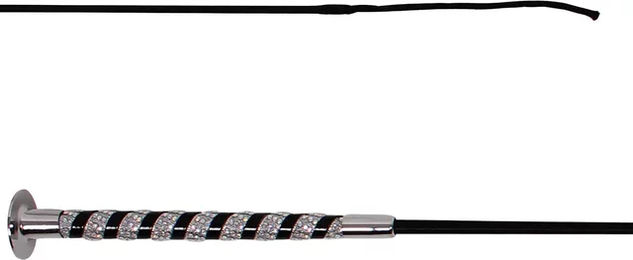 Produktbild von QHP Crystal Dressurgerte aus Nylon in Schwarz