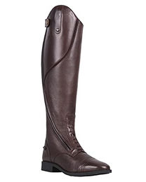 QHP Damen Leder-Reitstiefel Tamar Braun Größe 37 – Bild 1 von 8