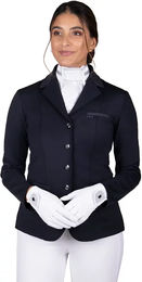 QHP Damen Turnierjacke aus Nylon in Schwarz Größe 34 – Bild 1 von 2