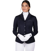 Produktbild von QHP Damen Turnierjacket aus Nylon Schwarz Größe 38