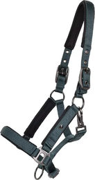 QHP Deluxe Fohlen Halfter aus Nylon in Schwarz oder Grün – Bild 1 von 2