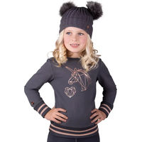 Produktbild von QHP Didy Wintermütze aus Acryl Grau Gold Unisex