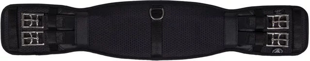 QHP Dressurgurt Air Mesh aus Polyester Schwarz 45 cm – Bild 1 von 5