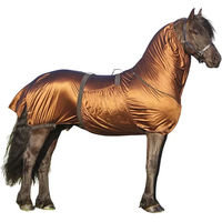 Produktbild von QHP Ekzemdecke Big Neck für Pferde in Braun Bronze aus Polyester