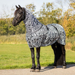 QHP Ekzemdecke Big Neck Zebra Größe 195 – Bild 1 von 1