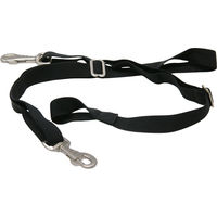 Produktbild von QHP Elastische Beinschnüre Gamaschen Schwarz 2 Stück