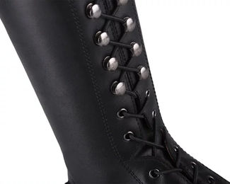Produktbild von QHP Elastische Schnürsenkel aus Nylon in Schwarz extra lang