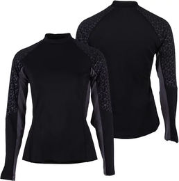 QHP Eldorado Junior Reitshirt Langarm für Kinder Schwarz Größe 140 – Bild 1 von 4
