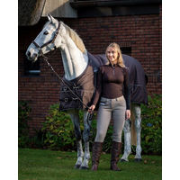 Produktbild von QHP Emma Fullgrip Softshell Reithose Damen Winter Beige