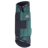 Produktbild von QHP Eventing Hinterbein-Gamaschen Technical Deep Lake XL aus Polyester