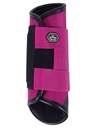 QHP Eventing Hinterbein-Gamaschen Technical Rosa XL – Bild 1 von 4