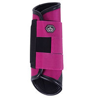 Produktbild von QHP Eventing Hinterbein-Gamaschen Technical Rosa XL