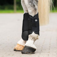 Produktbild von QHP Eventing Hinterbein-Gamaschen Technical Schwarz XL