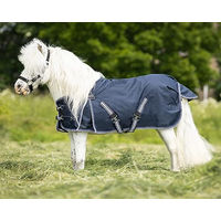 Produktbild von QHP Falabella Outdoor-Decke für Ponys Navy Blau 0g