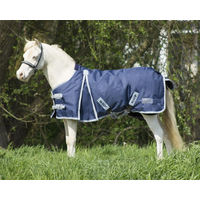 Produktbild von QHP Falabella Regendecke Turnout 0g für Shettys in Blau