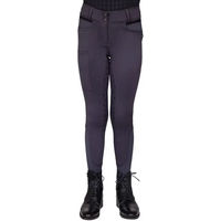 Produktbild von QHP Fayen Jr Reithose Full Grip für Mädchen in Grau