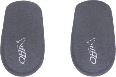 QHP Fersenkeile Anti-Slip aus Leder Grau Einheitsgröße – Bild 1 von 8