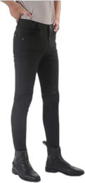 Produktbild von QHP Fillip Reithose mit Mid Grip für Herren in Schwarz