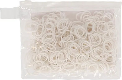 Produktbild von QHP Flache Nähgummis Weiß - 50 g