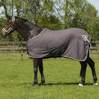Produktbild von QHP Fleecedecke Ornament aus Polyester in Grau und Silber