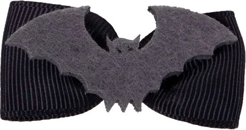 Produktbild von QHP Fliege Halloween für Pony in Schwarz aus Polyester