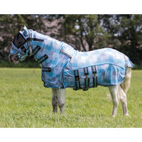 Produktbild von QHP Fliegendecke Falabella Collection Blau aus Polyester