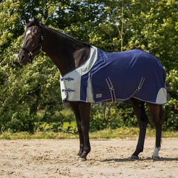 Produktbild von QHP Fliegendecke für Pferde in Blau