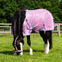 Produktbild von QHP Fliegendecke Rosalynn für Pferde aus Polyester 115 cm