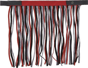 QHP Fliegenfransen Collection Decke für Ponys in Sunset Red – Bild 1 von 2