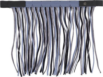 QHP Fliegenfransen Collection Decke Misty Blue für Vollblut – Bild 1 von 2