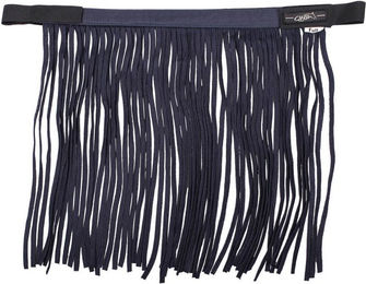 QHP Fliegenfransen Schwarz für Warmblut aus Polyester - 1 Stk. – Bild 1 von 4